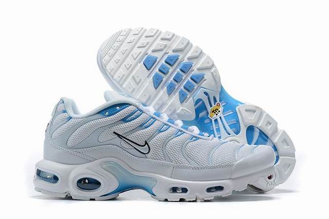 Nike Air Max Plus Tn Men's Shoes White Blue Cheap-14